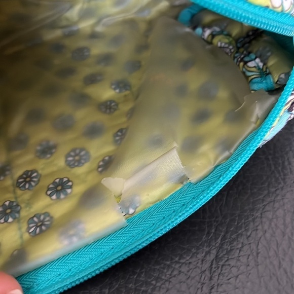 Vera Bradley Cosmetic Bag - Peacock - Picture 8 of 10